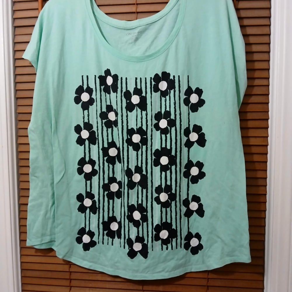 Lane Bryant Mint Green T-shirt